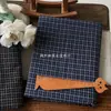 Tela de Algodón a Cuadros Retro Tela Coreana de Cuadros Pequeños Teñida en Hilo Ropa de Algodón para Mujer Ropa Infantil Decoración Familiar Bolsas