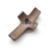 Suministro Directo de Fábrica Nogal Negro Mango de Pulgar en Forma de Cruz Pieza Set de Regalo de Pascua Listo para Stock Transfronterizo