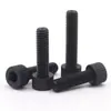 Tornillos de plástico negro de hexágono interior Tornillos de nylon Pa66 Tornillos de plástico de cabeza cilíndrica de hexágono interior de cabeza de copa M3-M12