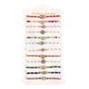 Pulseras Europeas y Americanas Tejidas a Mano de Venta Caliente Transfronteriza Pulseras de la Amistad de Palma de Ojo de Diablo con Cuentas de Cristal y Aceite Goteante para Mujer