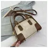 Transfronterizo 2025 Nuevo Bolso Pequeño Retro Moda Femenina Versátil Bolso de Hombro Cruzado Portátil para Mujer Bolso Almohada de Viaje