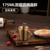Taza de una sola capa de acero inoxidable 304, vaso de agua estilo restaurante coreano, taza de té, taza de leche, vaso para bebidas, vaso para bebidas frías, vaso para hotel bar