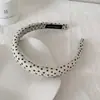 Goma para el pelo de gasa con lunares estilo coreano, Diadema de tela plisada elegante de nicho, Goma para el pelo, Nueva cuerda para el pelo, Banda elástica
