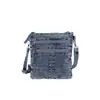 2026 Nuevo Modelo Bolsa para Teléfono Móvil Bolso Pequeño Cruzado Bolso de Mezclilla Simple Retro Japonés para Mujer para Ir al Trabajo Bolso Cruzado
