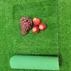 Supermercado alfombrilla antideslizante para frutas tienda de frutas y verduras estante blando césped artificial de plástico falso ropa de cama verde artificial engrosada
