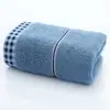 Toalha doméstica de algodão puro, espessa, absorvente, sem fiapos, adequada para uso adulto em casa, para banho, homens e mulheres, casais, toalha de rosto, 100% algodão