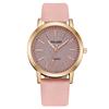 Reloj de mujer marca YOLAKO, esfera con muesca mate, correa ultradelgada, reloj de cuarzo simple y casual para mujer