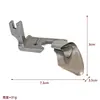 Pie Prensatelas Máquina de Coser Plana Todo Acero Juego de Pies Prensatelas Máquina de Coser Industrial Pie Prensatelas para Dobladillo Enrollado Industrial Combinación Venta al por Mayor