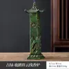 Incensário Criativo Tridimensional em Laca com um Cervo nas Nuvens, Incensário de Estilo Tradicional para Uso Interno em Casa, Queimador de Sândalo, Ornamento para Cerimônia do Chá