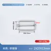 Venda Direta de Fábrica Fivela de Argola D de Metal Acessórios de Ferragens para Bagagem Fio de Ferro Fivela de Ajuste de Três Velocidades Fivela com Núcleo de Puxar Fivela de Argola D