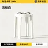 Taburete de plástico con acolchado suave, apilable para uso doméstico, diseño redondo, con patrones florales estilo tinta china, resistente y duradero, engrosado para usar como taburete de sala de estar o mesa de comedor