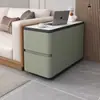 Armário Lateral para Sofá de Sala de Estar de Chão, Novo Estilo Luxuoso, Armário Lateral de Alta Qualidade, Armário Estreito Pequeno de Madeira Maciça de 30cm, Simples e Moderno
