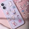 Cyansea Pegatinas Decorativas de Oso de Dibujos Animados Populares Transfronterizas para DIY Funda de Teléfono Móvil Tableta Cuaderno Ccd Papelería de Computadora