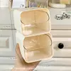 Caja de almacenamiento de muestras de cuidado de la piel, organizador tipo cajón para labiales, cosméticos, mascarillas faciales, sueros de un solo uso y perfume, caja transparente