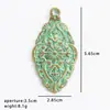 Europa y Estados Unidos más vendidos joyería retro de aleación colgante etiqueta de patrón irregular accesorios para colgante de collar DIY