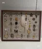 Dibujo de Muestra de Material Colgantes de Pared Adornos Ventana de Exhibición de Salón Chino Planta Pared Tridimensional Pintura Decorativa Hecha a Mano