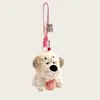 Pingente Original de Pelúcia para Bolsa West Highland, Pingente Chaveiro de Cachorrinho Rabiscado, Presente de Boneco de Desenho Animado