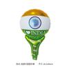Transfronterizo en stock al por mayor diadema palo de mano globo de película de aluminio bandera india globo decorativo de atmósfera bandera india