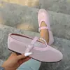 Nuevas Zapatos Planos de Ballet Huecos con Hebilla Grande de Comercio Exterior Moda Individuales Europeos y Americanos Primavera, Otoño, Verano Punta Redonda Transfronterizos