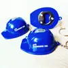 Nuevo Llavero de Casco de Seguridad Multifuncional con Luz, Iluminación Creativa y Práctica, Único y Novedoso, Abrebotellas