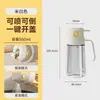 Garrafa de óleo de dupla finalidade spray e despejo, à prova de gotejamento, vidro espesso, garrafa de spray de óleo para uso na cozinha, molho de soja, vinagre e garrafa de tempero
