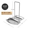 Aço Inoxidável 304 Multifuncional Tampo de Mesa Armazenamento Secagem Suporte para Tampas de Panela Suporte para Colheres de Sopa Suporte Removível para Armazenamento de Tábua de Corte