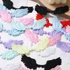 Tecido Ultrassônico Embossado Cetim Asas de Anjo DIY Decorativo Bolo Roupas Barra Brinquedo Acessórios de Joias