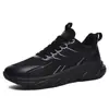 Zapatillas para hombre de talla grande adecuadas para todas las estaciones, zapatos casuales de moda para adolescentes, zapatos de malla transpirable para hombre, zapatillas ligeras para correr