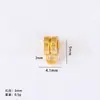 Accesorios Yiwu Venta Caliente Transfronteriza Aleación Accesorios para Joyería DIY Colgante Dorado Brillante Collar Pulsera Colgante Corazón Estrella