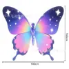 2026 Nueva Decoración de Fiesta Escénica con Forma de Mariposa para Festividades Transfronterizas Accesorios Banderas con Forma para Eventos