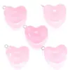 Pingente de amor de resina luminoso de gelo fofo para joias DIY, colar, pulseira, pingente decorativo W328