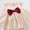 Ropa de Bebé Verano Nuevo Estilo Mameluco para Bebés Niñas, Elegante Mameluco Vestido de Satén y Gasa para Bebé Vestido de Verano