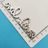 Galvanizado Oso Artificial Pajarita Copo de Nieve Corona Flor Plástico Accesorios Diadema DIY Agarrador Funda de Teléfono Celular Hebilla de Zapato Pegatina