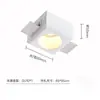 Luz de gesso embutida tipo pré-instalado iluminação de gesso para sala de estar doméstica downlight para quarto corredor corredor holofote de gesso