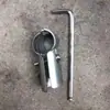 Conectores Redondos de Tubo de Aço Inoxidável, Acessórios Galvanizados para Varal de Tubo, Conectores de Tubo de Aço de 25mm, Peças de Fixação, Conectores de Duas ou Três Vias