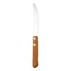 Juego de Cubiertos de Acero Inoxidable Transfronterizo, Tenedor y Cuchara, Mango de Madera, Vajilla Occidental para el Hogar, Hotel, Cuchillo y Tenedor para Filete, Tenedor de Cuchara para Postre