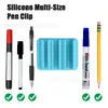 Amazon Portalápices Mejorado Clip Marcador de Silicona Portalápices de Silicona Lápiz Bolígrafo de Punta Grande Almacenamiento de Bolígrafos Bolígrafo