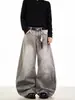 Jeans Originales de Fabricante Estilo Retro Americano Sueltos de Trabajo para Hombres y Mujeres, Otoño Vintage Estilo de Alta Gama, Pantalones de Nicho Súper Elegantes
