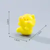 Capivara Ovelhinha Fofa Deitada Figura de Animal Pequeno Grânulos Fofos diy Acessórios Decorativos Suporte de Mesa para Carro Pequeno Ornamento