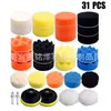 Set de pulido con esponja para encerado de belleza de coche de 3 pulgadas, suministro profesional, esponja de pulido, rueda de pulido, juego de 22 piezas