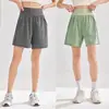 Pantalones Cortos de Running Finos de Secado Rápido para Mujer de Verano, Cintura Alta, Control de Abdomen, Adelgazantes, Corte Holgado, Pantalones Cortos para Gimnasio y Yoga