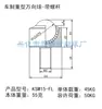 Rueda Ojo de Buey de Acero Inoxidable Tornillo de Rodamiento de Bolas Recto Cilíndrico Universal de Alta Resistencia Ksm15-Fl