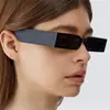 Óculos de Sol Retangulares Estreitos Estilo Retro Europeu e Americano Novos para Homens e Mulheres, Fotografia de Rua Hip-Hop, Óculos de Sol Disco, Estilo Funcional