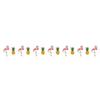 Cross-border havaiano abacaxi Flamingo bandeira de aniversário decoração de festa de férias decoração de douramento banner atacado personalização