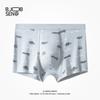Roupa Íntima Masculina Algodão Puro Tipo a Algodão Outono e Inverno Esportiva Respirável Boxer para Meninos Solto Tamanho Grande Boxer Brief