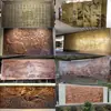 Fábrica de Escultura en Relieve de Cobre Forjado, Muro Cultural del Salón Conmemorativo, Figuras Culturales de Cobre del Campus, Paisaje, Flores y Pájaros, Relieve de Cobre Forjado