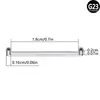 Aleación de Titanio F136 Base de Clavo Empotrado en Ángulo Recto Titanio G23 Implante Subcutáneo Cuerpo de Clavo de Clavícula Joyería para Piercings Accesorios