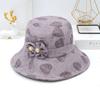 Sombrero de mujer para primavera y verano, nuevo sombrero para madres de mediana edad, sombrero para señoras mayores, protector solar, sombrilla, sombrero de lavabo, sombrero de pescador para abuela, sombrero de tela