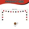 Nuevo Estilo Transfronterizo Estampado de Leopardo Cereza Decoración para Fiesta de Cumpleaños Set Bandera de Tirar Estampado de Leopardo Rojo Colgantes Espirales Redondos Adornos Pastel