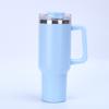 Venta caliente transfronteriza, taza para automóvil de 40 oz con asa, gran capacidad, aislamiento térmico, taza de hielo frío, taza térmica de doble vacío